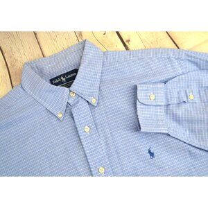 RALPH LAUREN Men's Yarmouth Long Sleeve Button Front Dress Shirt SIZE‎ 16.5 (34)